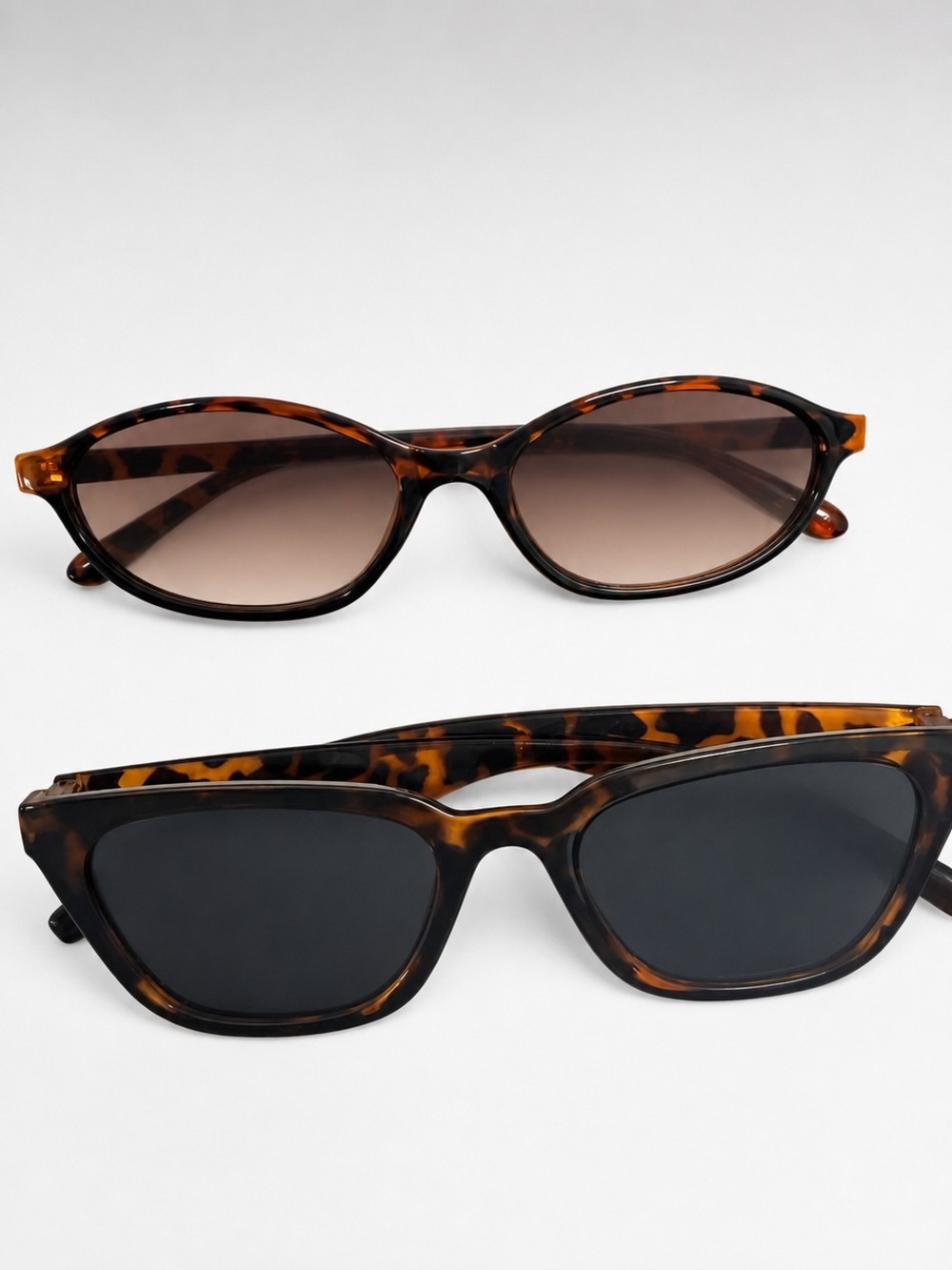 Tortoiseshell Sunglasses Duo - Classic Brown Tortoise Frames